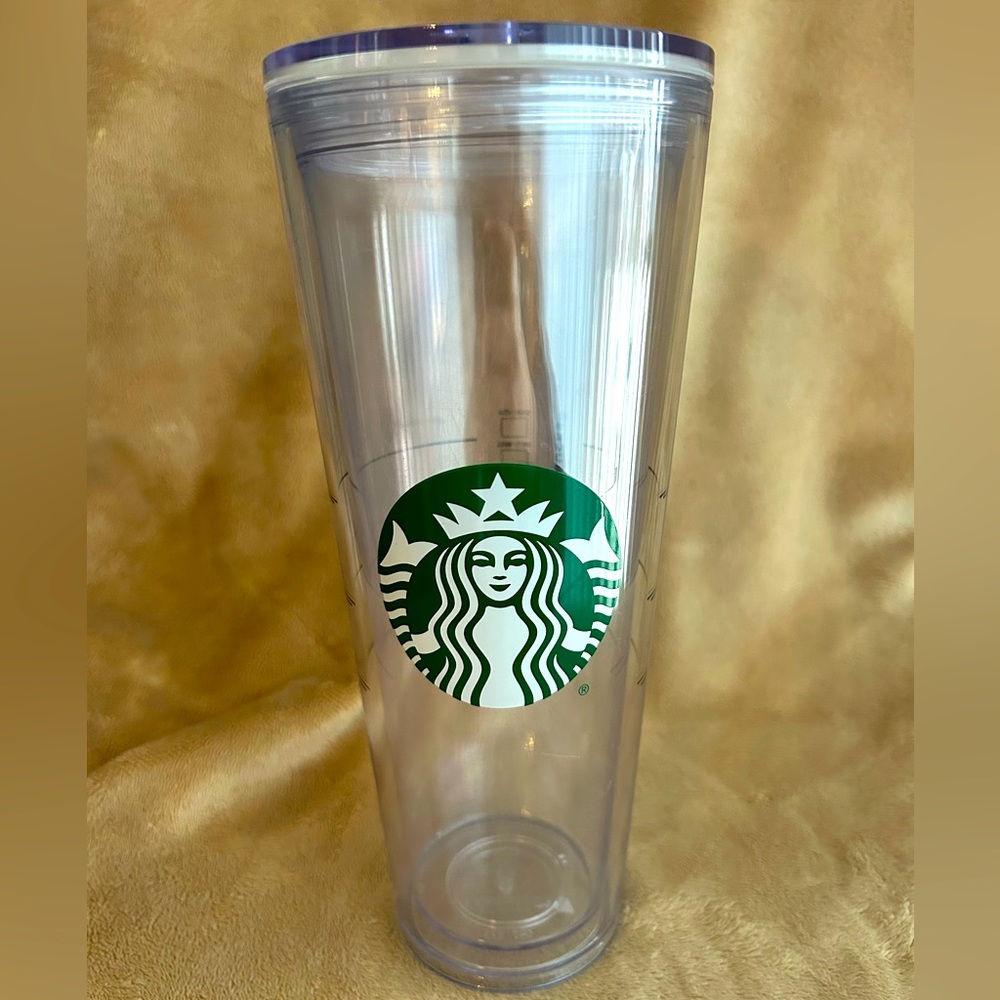 Starbucks Clear reusable Tumbler 24oz.
